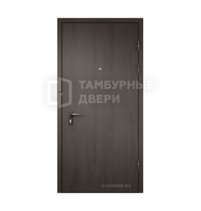 Дверь тамбурная глухая утепленная МДФ — скелет ТД-75